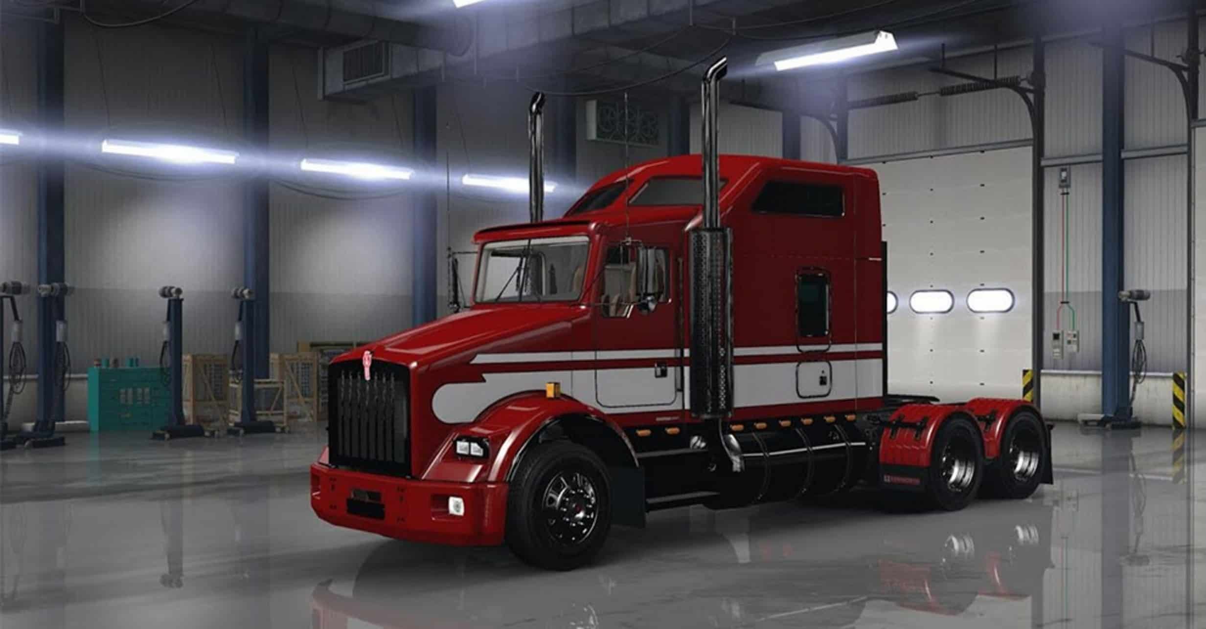 Kenworth T800 Classic v2 Skin Mod American Truck Simulator mod ATS mod