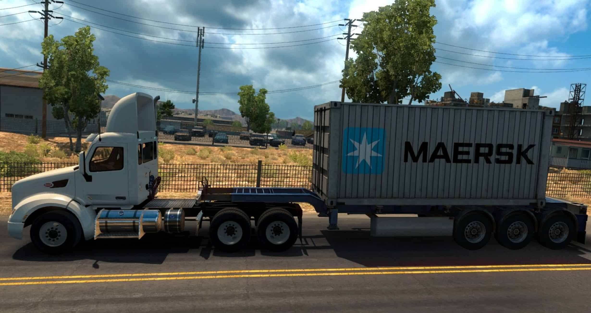 Maersk Container Trailer Mod - American Truck Simulator ...