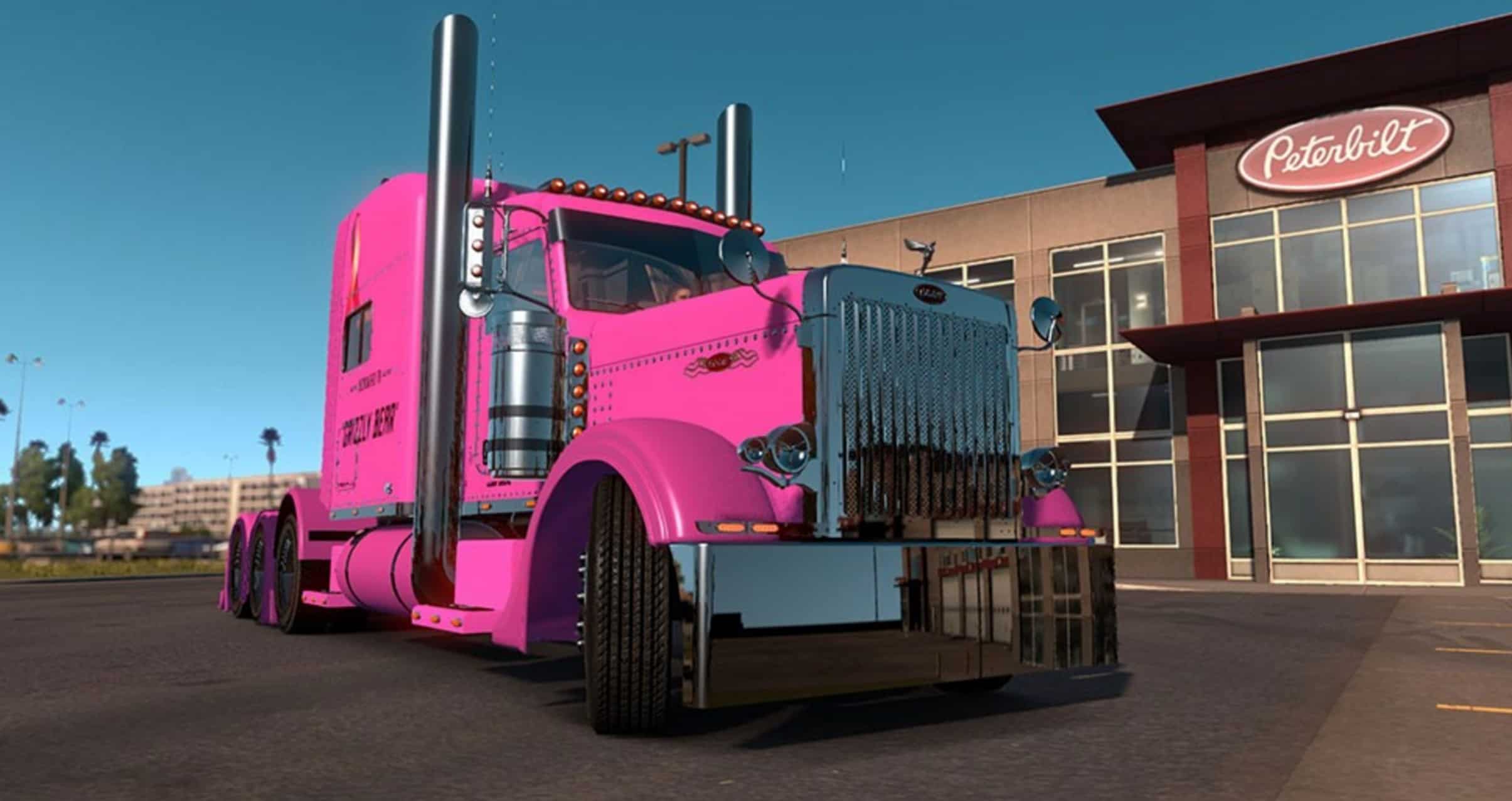 Peterbilt Pooh Bear for Cancer Skin Mod  American Truck Simulator mod  ATS mod