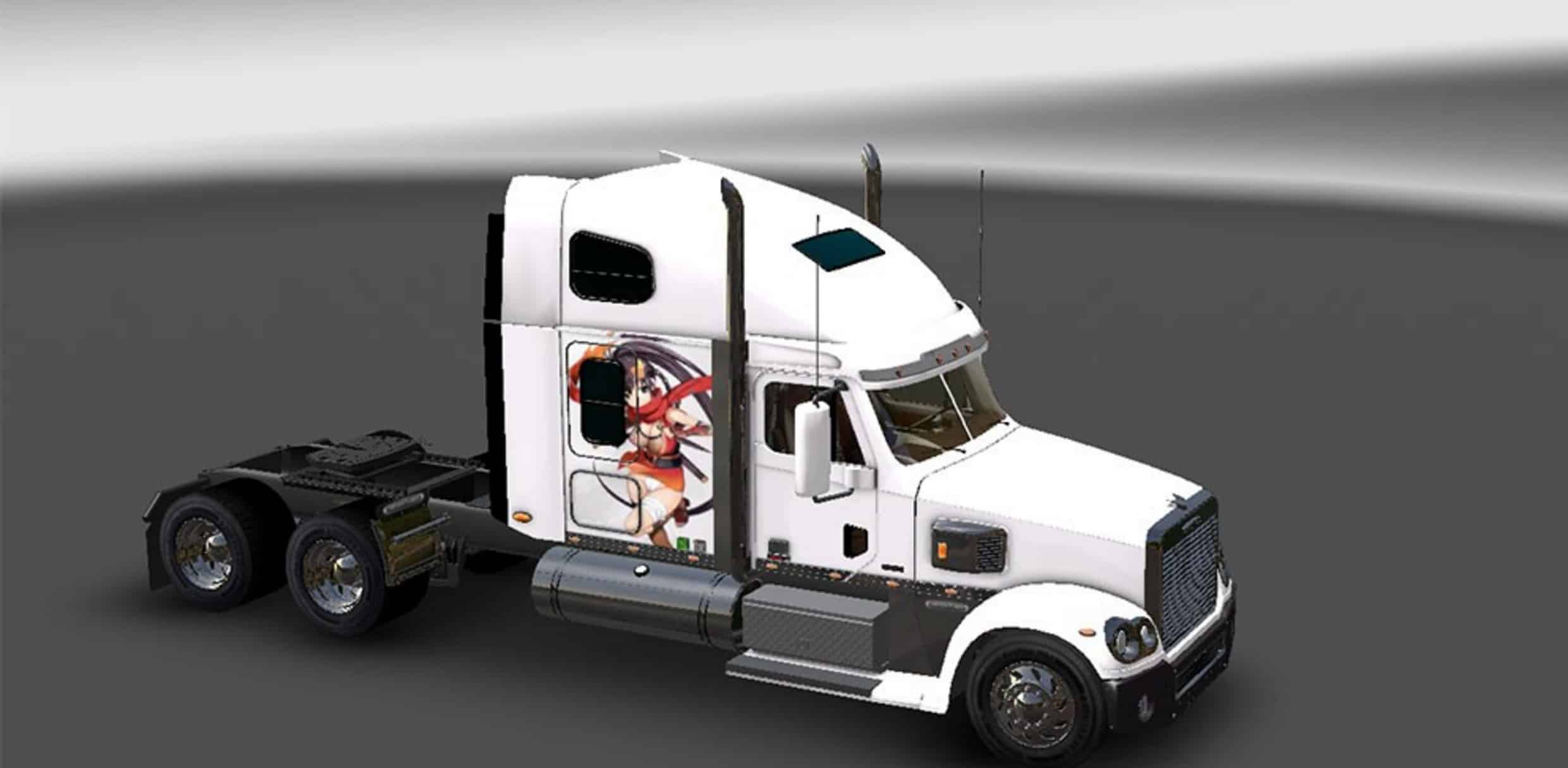 Anime Fighting Girls Skin American Truck Simulator Mod Ats Mod