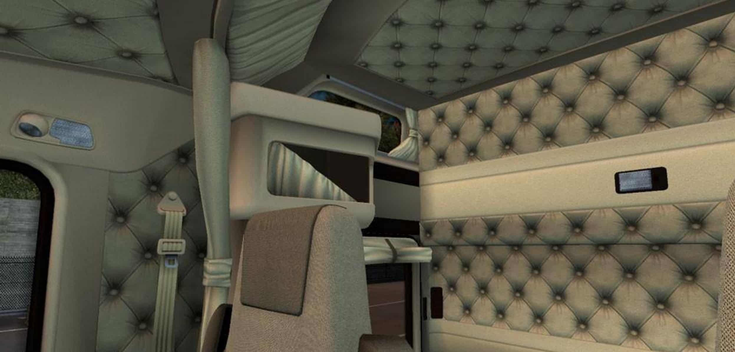 Kenworth W900 Lux Interior Mod American Truck Simulator