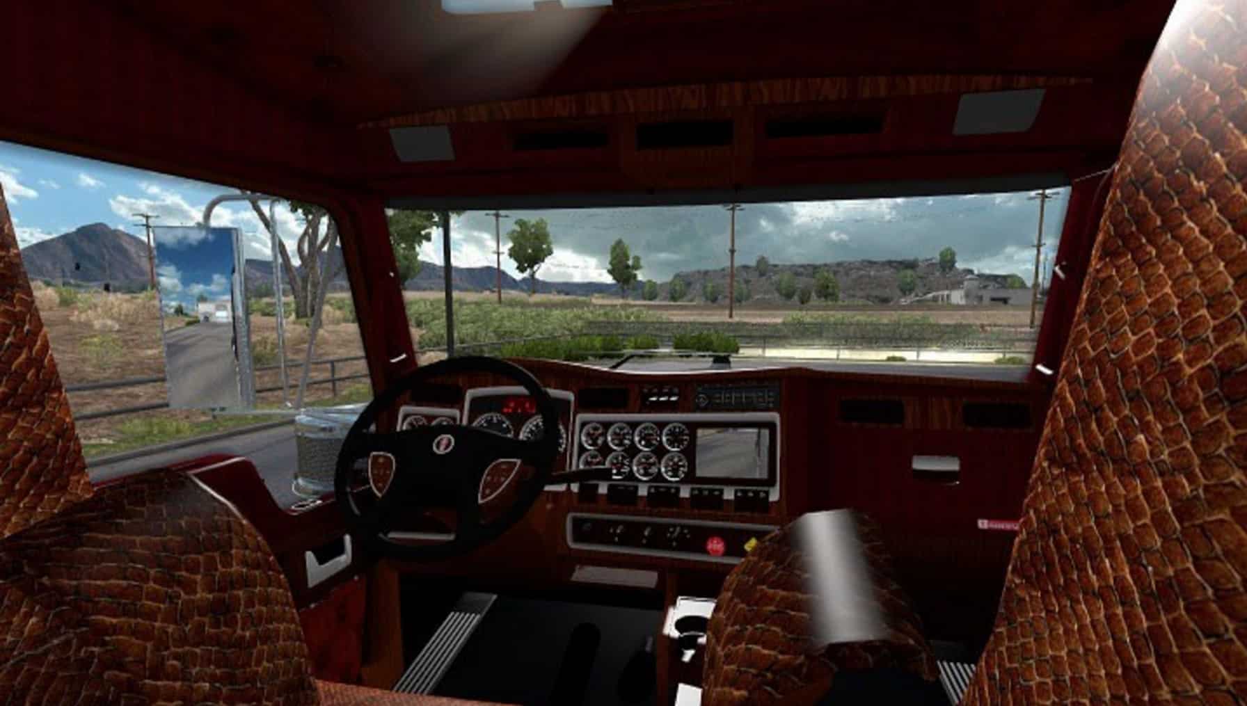 Kenworth W900 Interior Mod American Truck Simulator Mod
