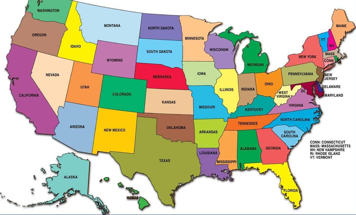 FULL MAP OF AMERICA (USA) V1.0 MOD - American Truck Simulator mod | ATS mod