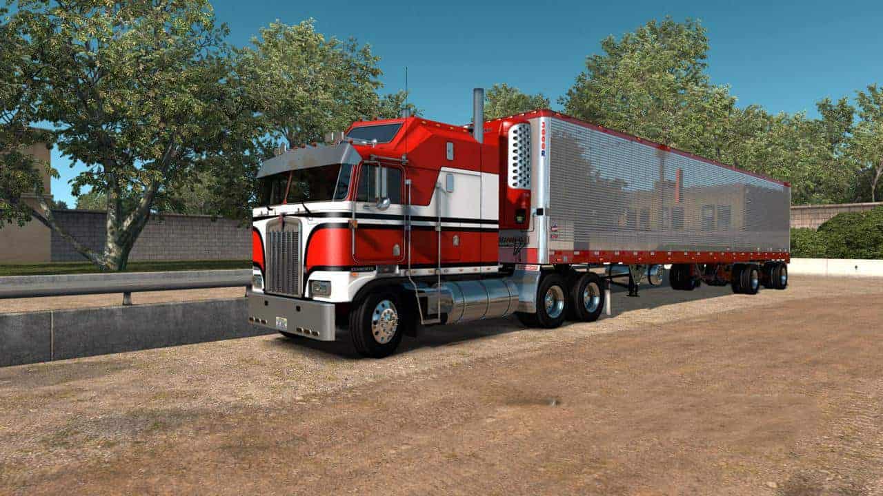 Kenworth K100 E Truck V0 96 Ats American Truck Simulator