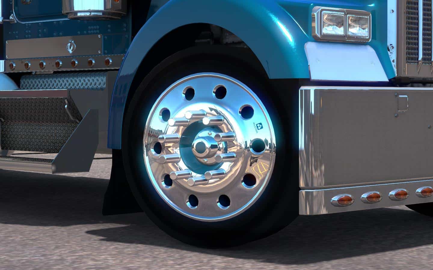 ALCOA HUGE RIM PACK 1.35.X TUNING MOD - American Truck Simulator mod ATS mo...