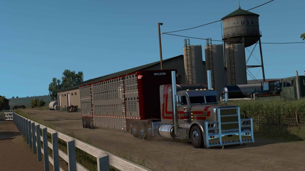 Trailer Livestock 1.35 Mod ATS American Truck Simulator mod ATS mod