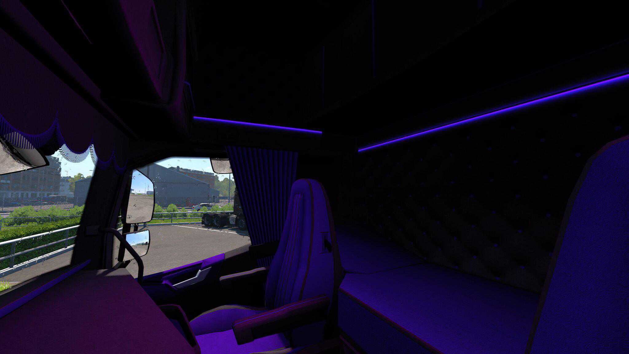 Volvo Fh 2012 Black Purple 1 35 X Interior Mod American