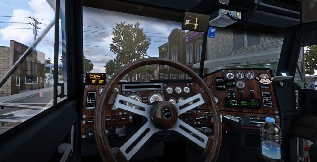 New and Improved Steering Wheel v1.0 American Truck Simulator mod