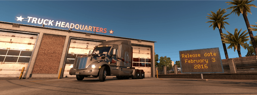 New screen from American Truck Simulator