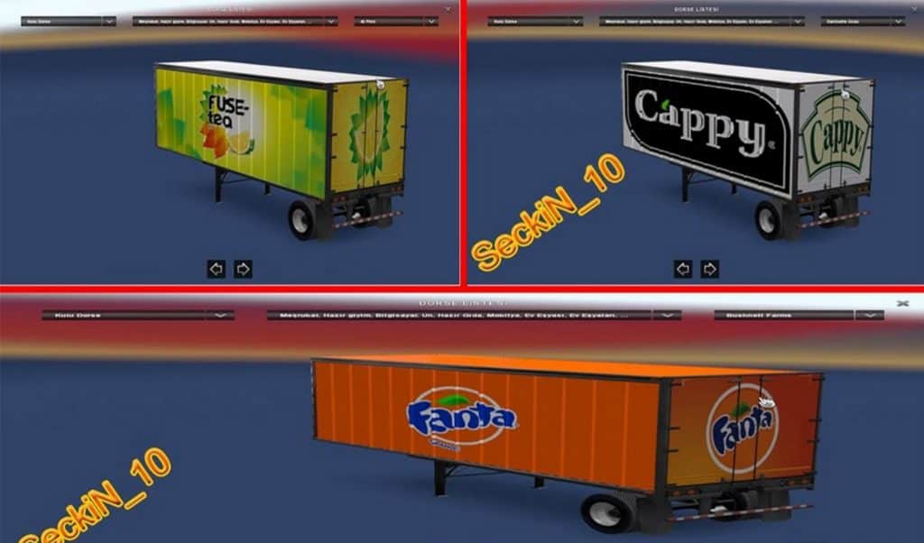 ATS Trailer pack for ATS (3) American Truck Simulator mod ATS mod