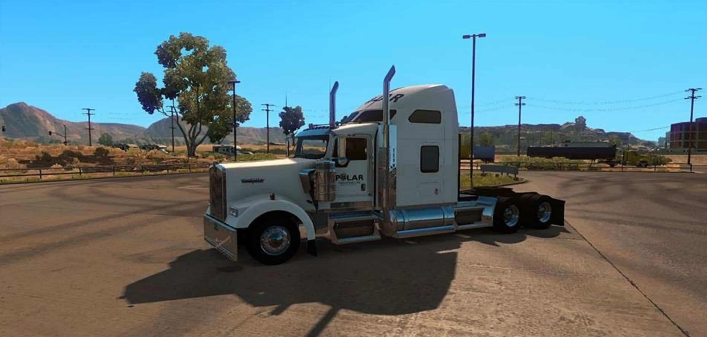 Polar Industries Skin for the Kenworth W900 Truck American Truck Simulator mod ATS mod