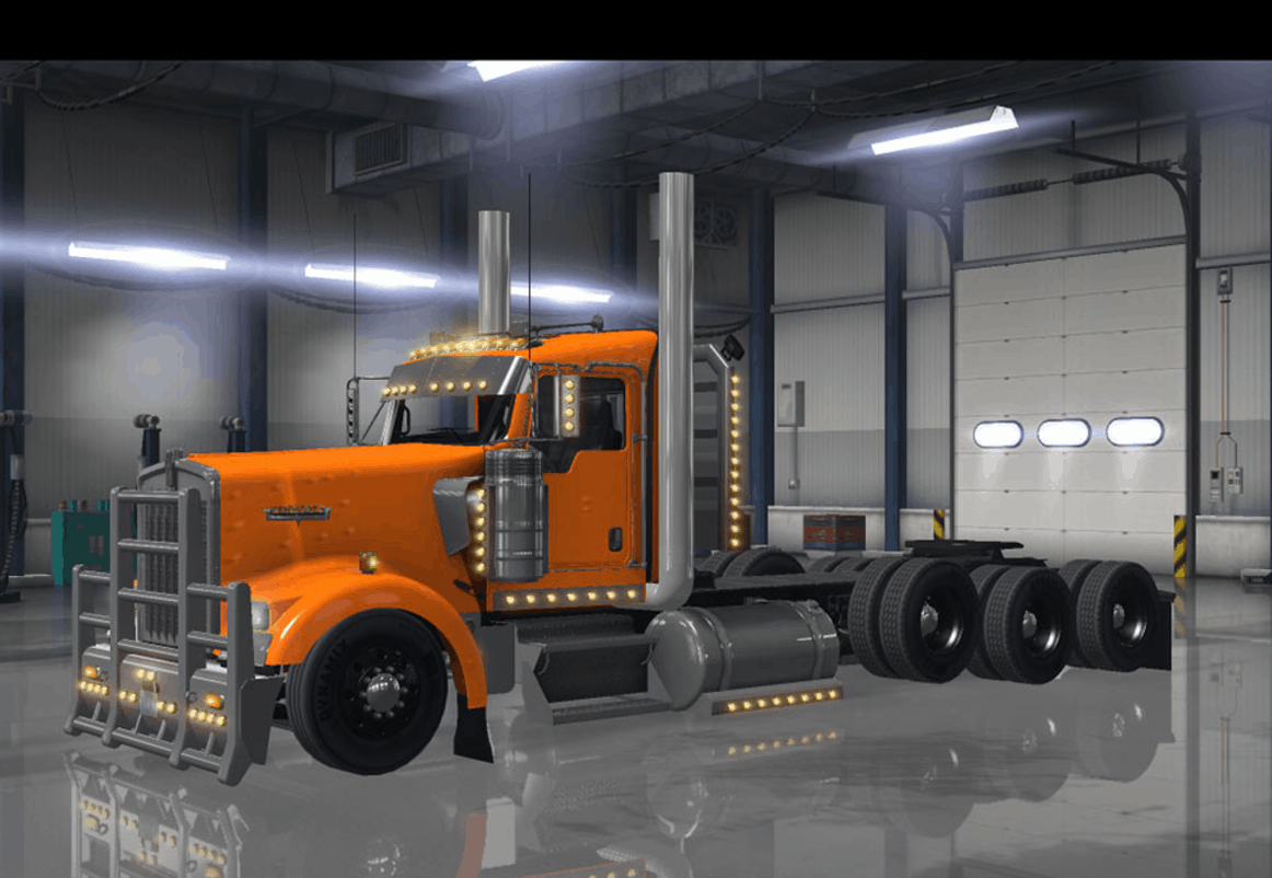 Грузовики для атс 1.49. Kenworth w900 ATS. Kenworth w900 tri Drive. Kenworth w900 8x6. Мод АТС Kenworth w900.