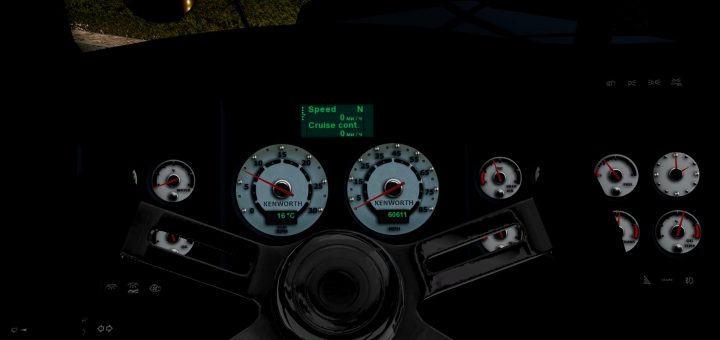 Peterbilt579 New Dashboard Mod - American Truck Simulator mod | ATS mod