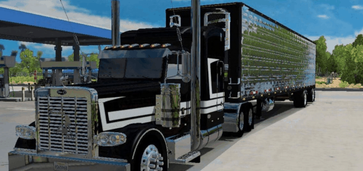 Viper Ats Mod Peterbilt Viper 2 Yello Truck Skin - American Truck Simulator mod | ATS mod