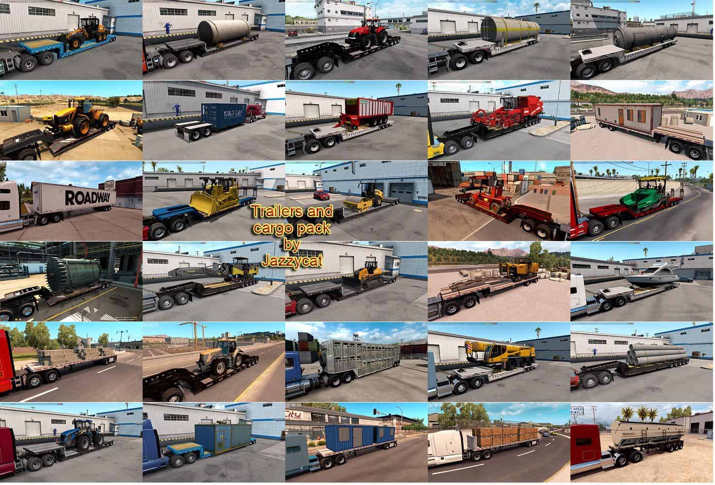 Последняя версия атс. Прицеп для ATS 1.39. Американ трак симулятор. American Truck Simulator (v1.44.x). Мод Trailers and Cargo Pack.