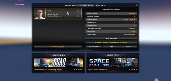 ATS Save game mods | American Truck Simulator Save game mod download