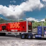 AC/DC inspired skin for 53′ ATS Standard Trailer only | American Truck ...