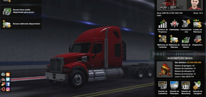 Start Money and XP 1.35 Mod ATS - American Truck Simulator mod | ATS mod