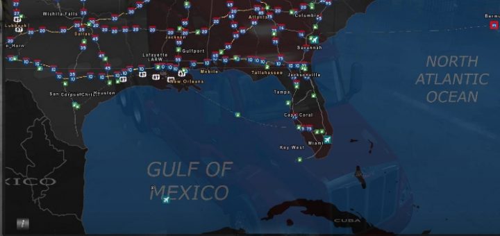 Coast Map - American Truck Simulator mods | ATS mods