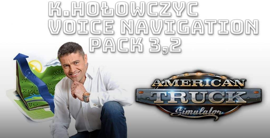 K.Hołowczyc Voice Navigation Pack (ATS) v3.2 | American Truck Simulator Mod