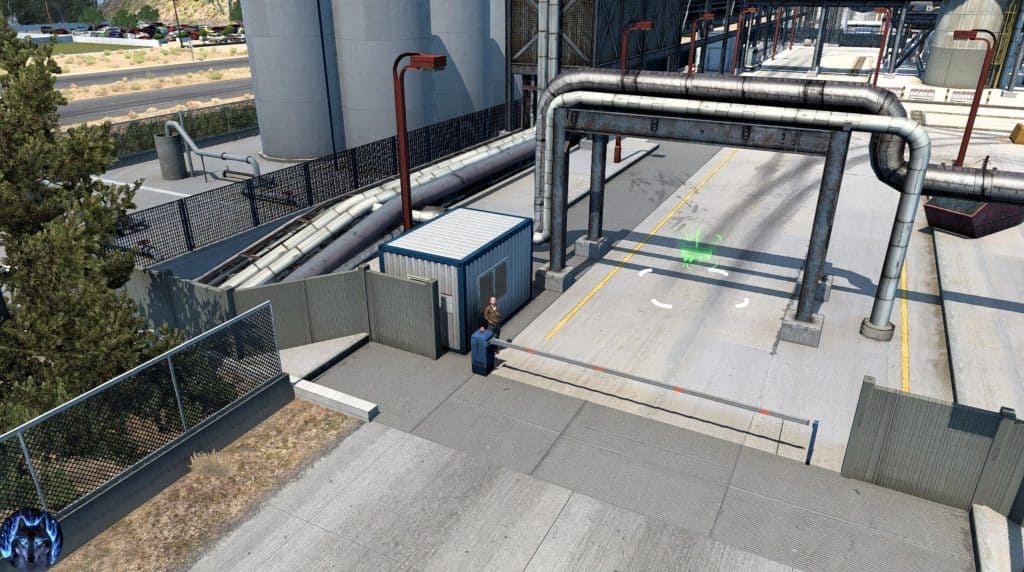 Animated gates in companies v1.2 | American Truck Simulator Mod