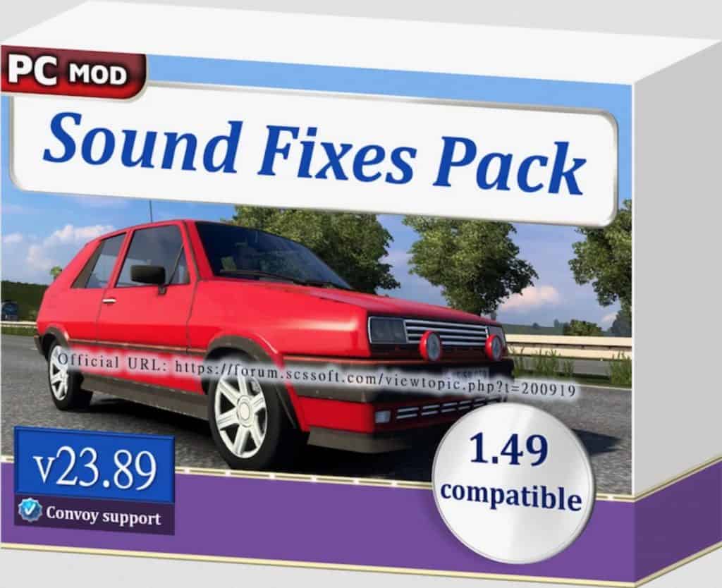 ATS Sound Fixes Pack (1.49 open beta only) v23.89 | American Truck ...