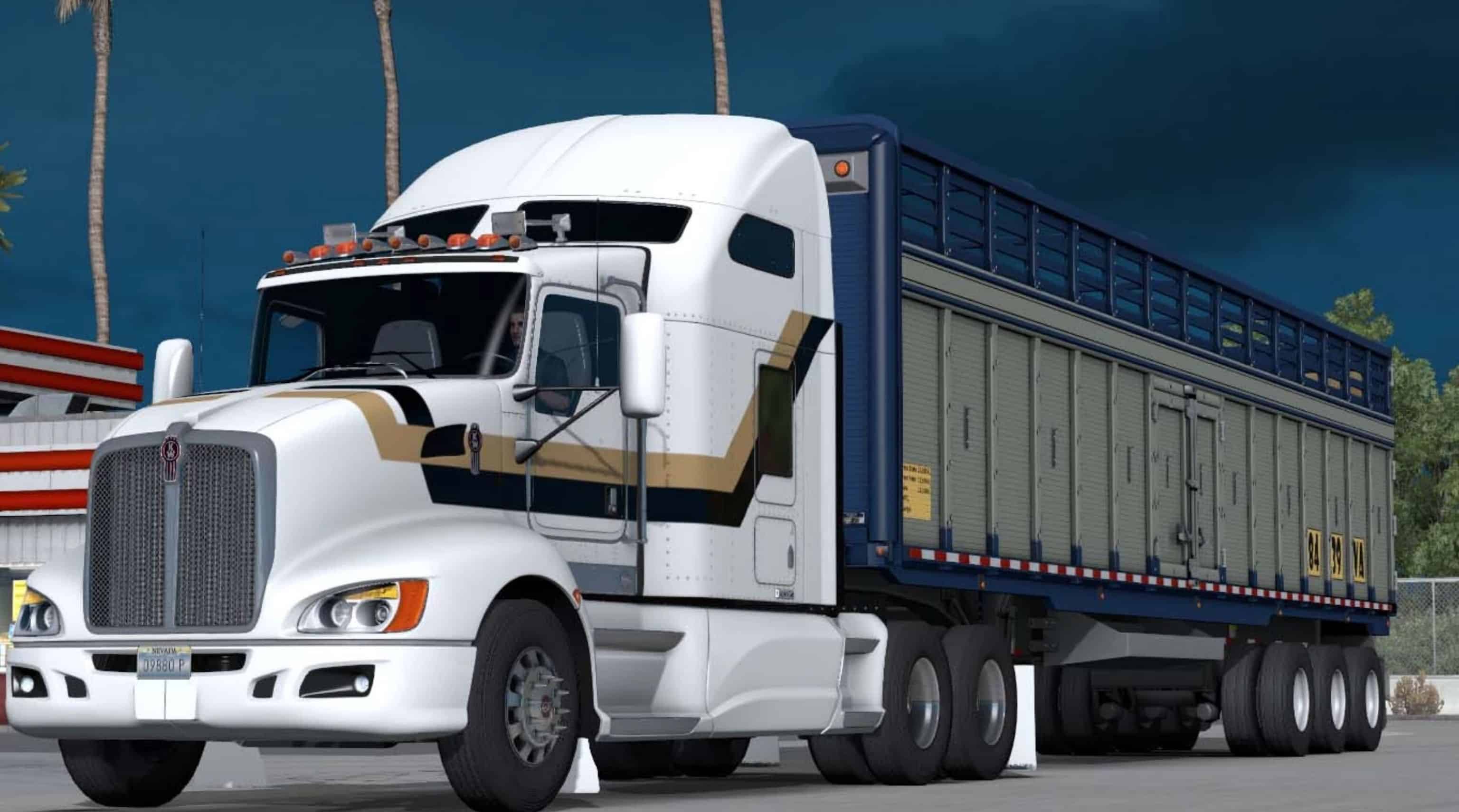 Грузовики етс 1.48. Kenworth t660 ATS. Кенворт т 660 для АТС. Тягач Kenworth t660. Грузовик етс 2 Kenworth.