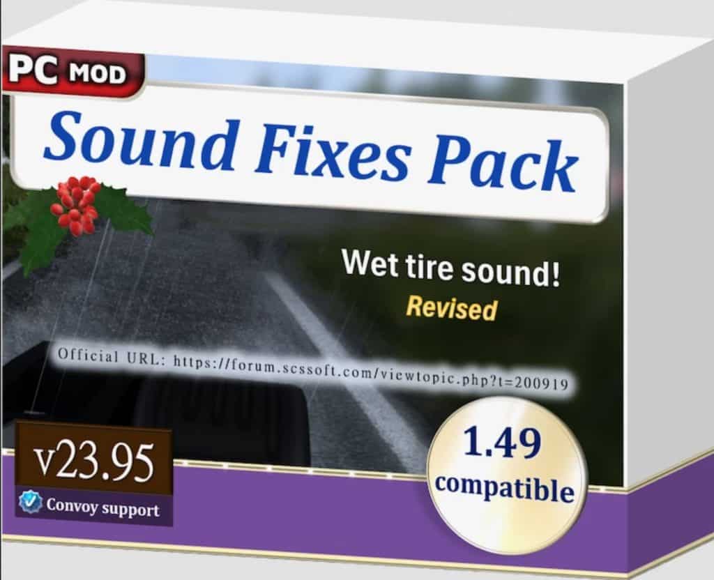 ATS Sound Fixes Pack v23.95 | American Truck Simulator Mod