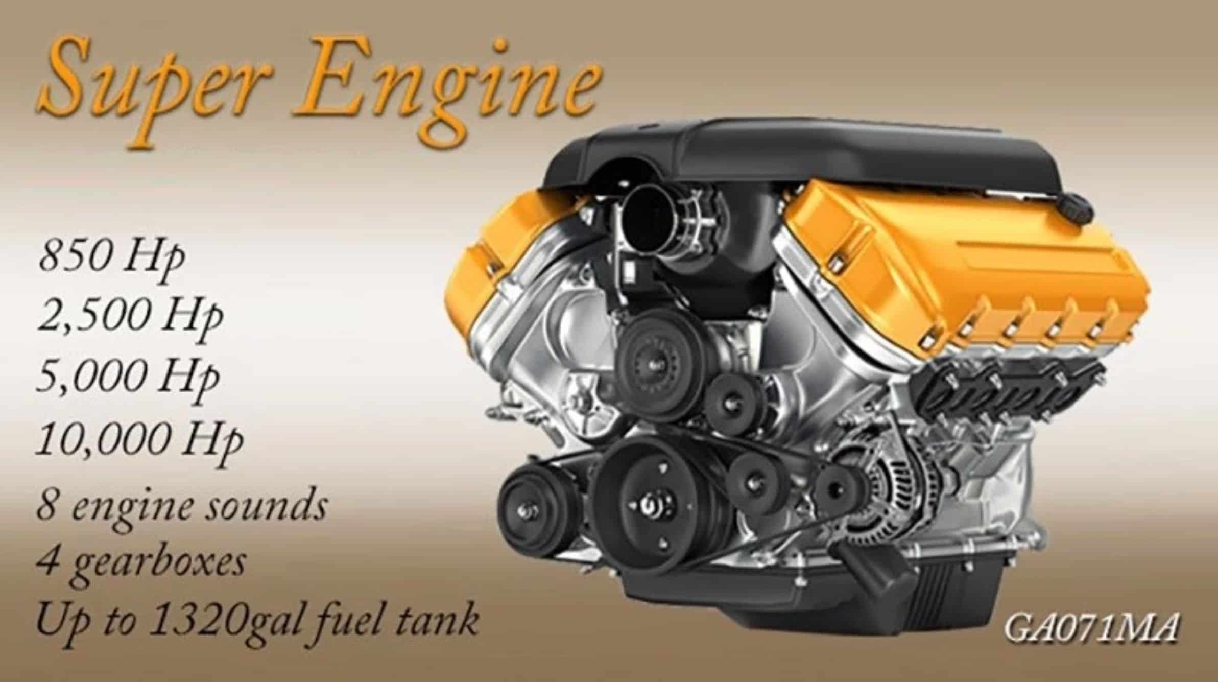 American Truck Simulator моды "новые супер мощные двигатели" [v3.4]. Liberty engine Power Unit.