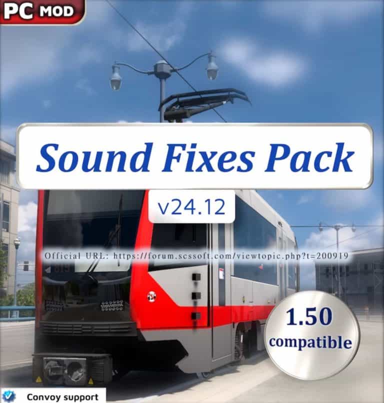 ATS Sound Fixes Pack v24.12 for ATS 1.50 | American Truck Simulator Mod