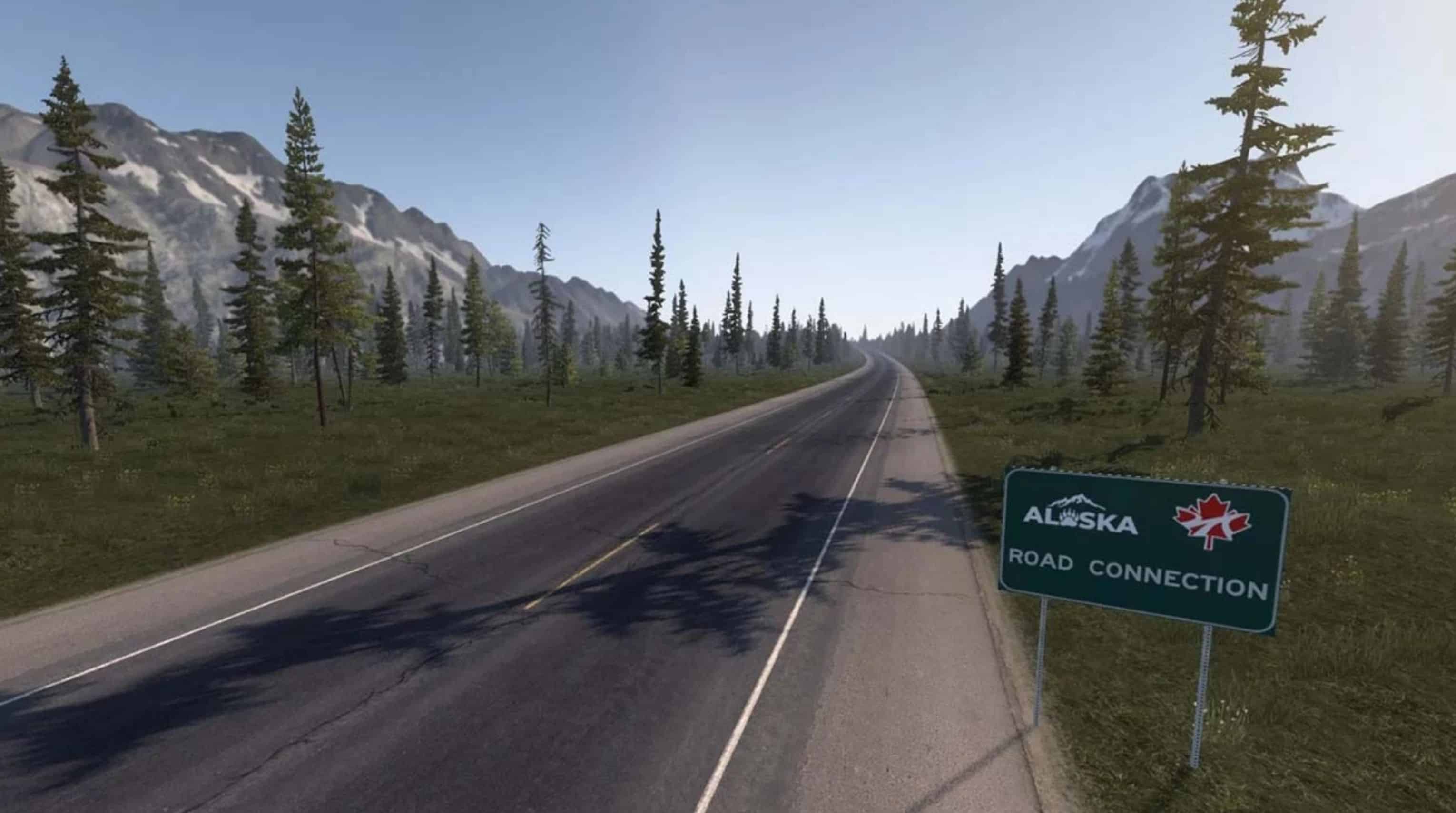 Road Connection Between Promods Canada and Alaska North To The Future