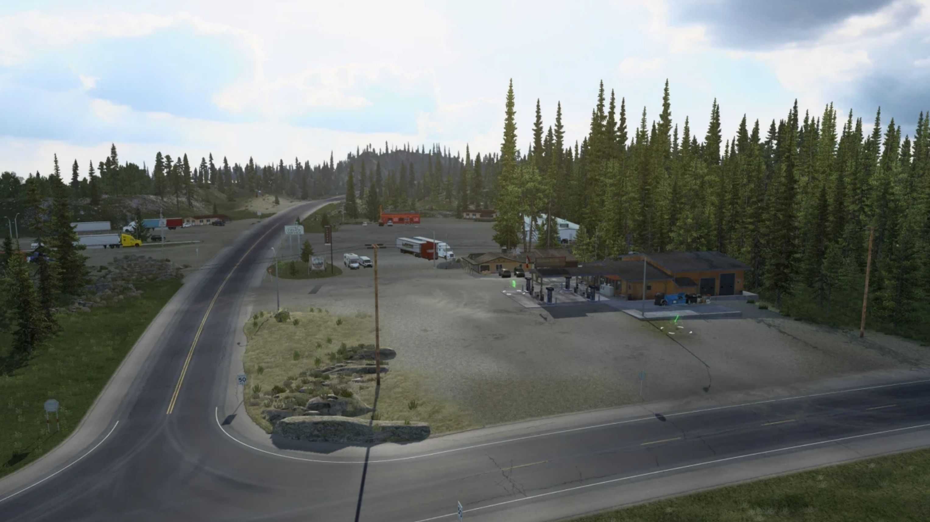 Road Connection Between Promods Canada and Alaska North To The Future