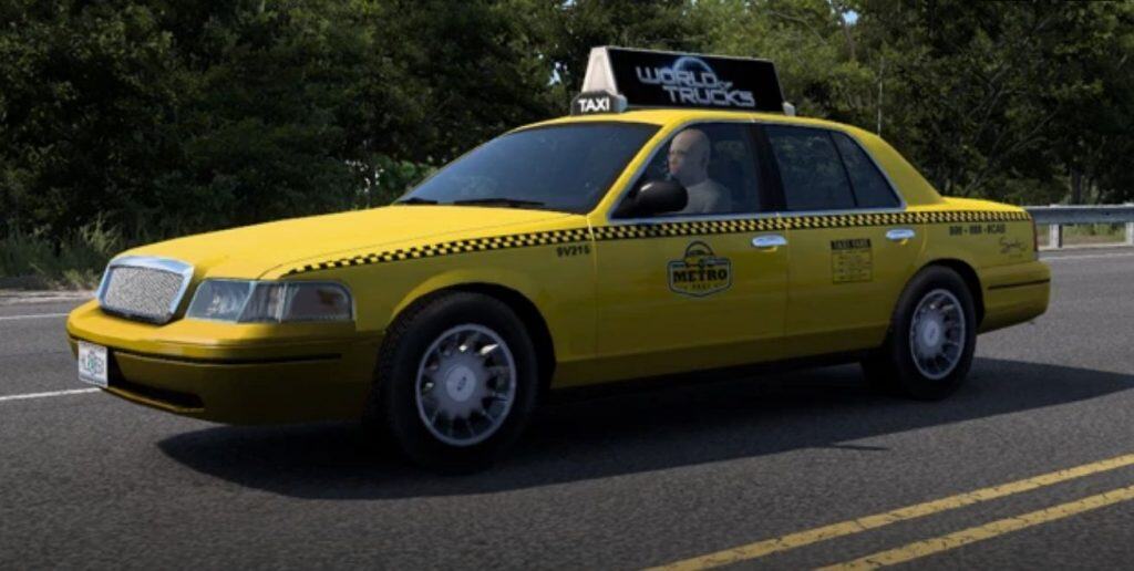 AI SCS Taxi v1.0 | American Truck Simulator Mod