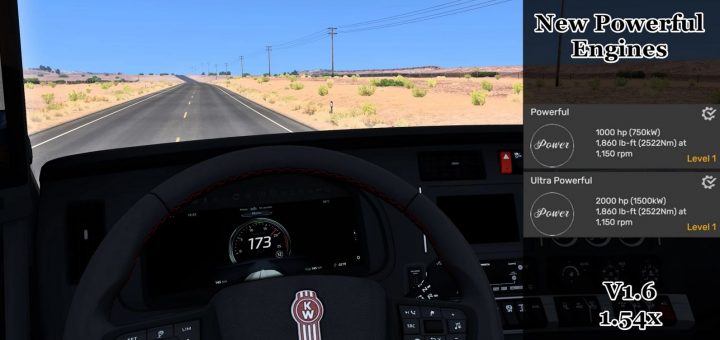 New Super Powerful Engines 1.49 | American Truck Simulator Mod