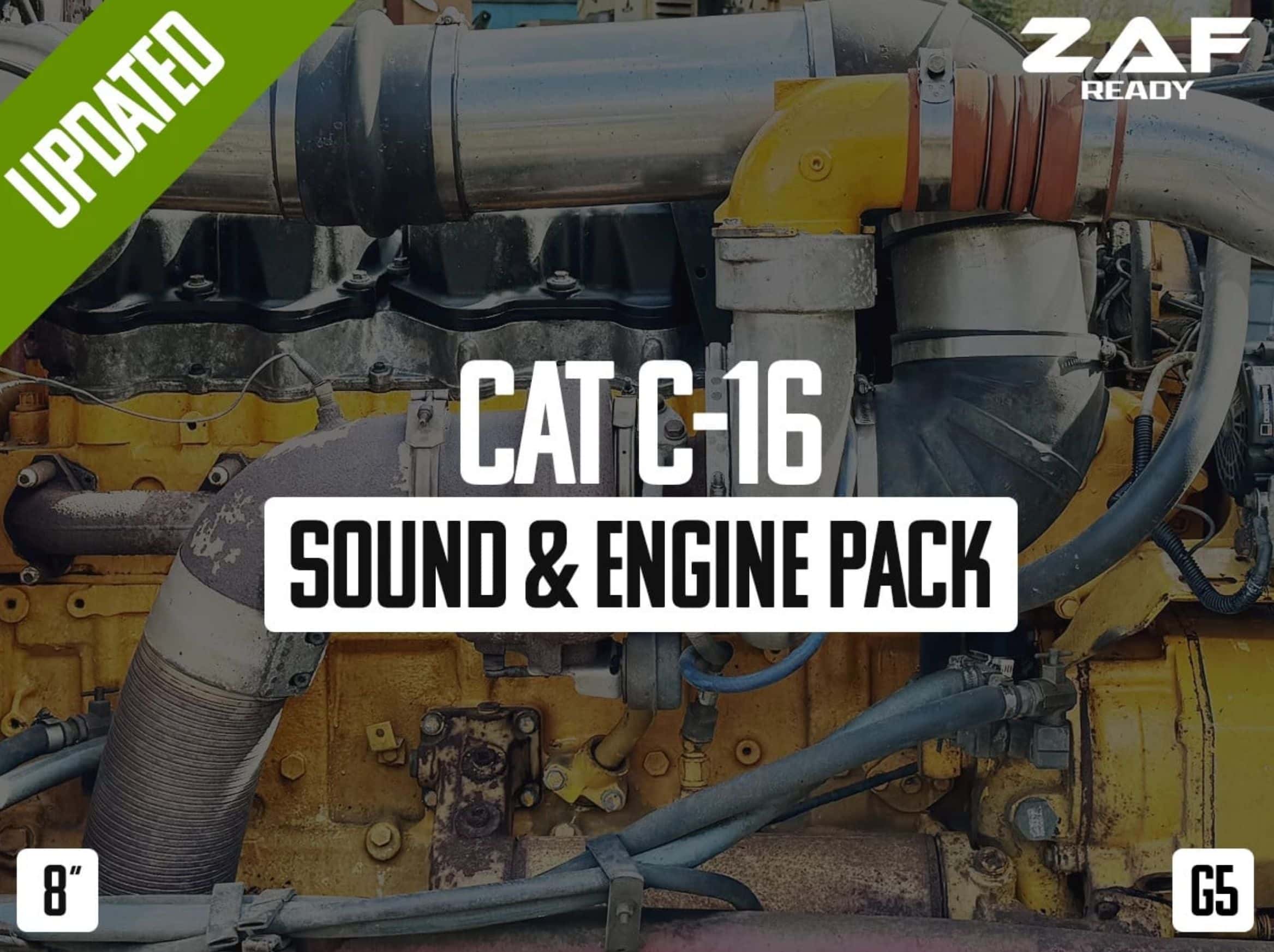 CAT C-16 Sound & Engine Pack G5 v1.0.3 - American Truck Simulator mod ...
