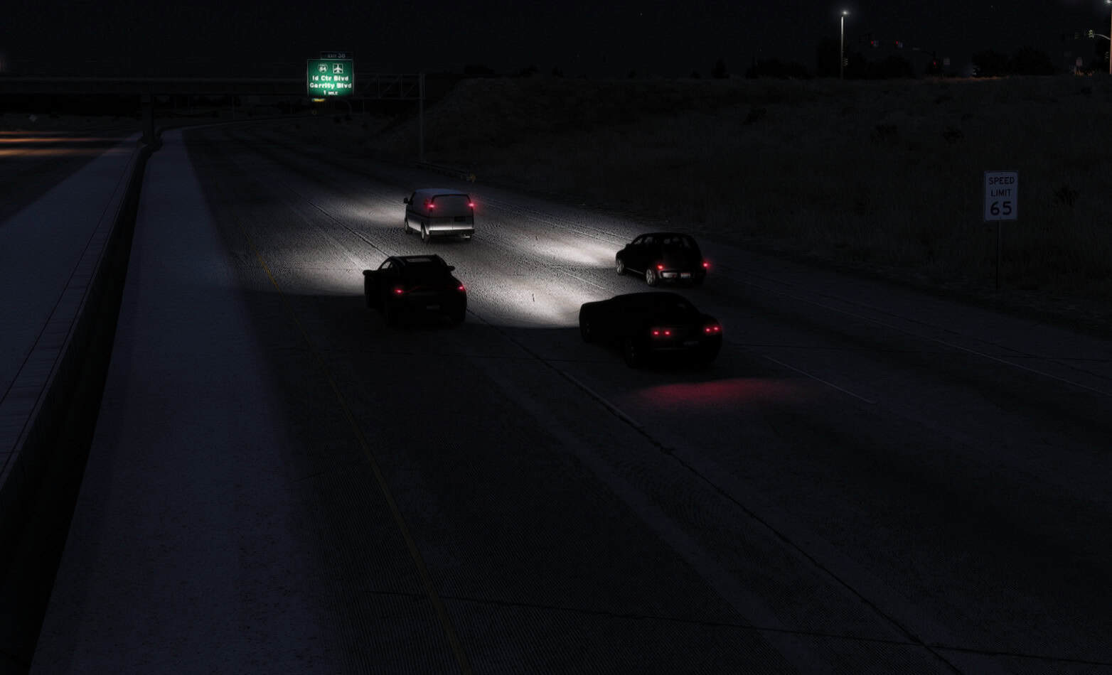 Addon Melhorado de Flares para o Pacote de Tráfego AI 16.6.6 no American Truck Simulator