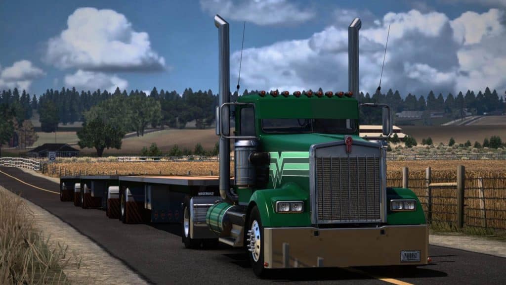 Mod Cali Hay Flats Trailer 1.0.2 chega ao American Truck Simulator com texturas 4K e opção ownable