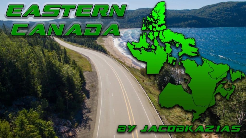 Expansão do Leste do Canadá v1.1.0 para American Truck Simulator