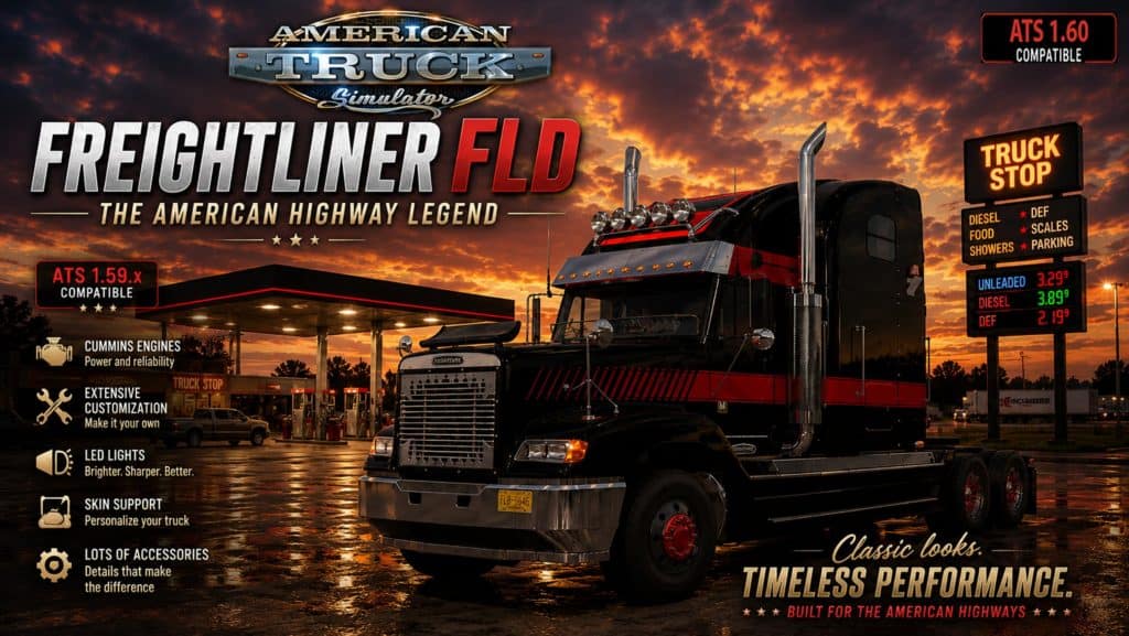 FREIGHTLINER FLD v2.0 ATS 1.59-1.60.x