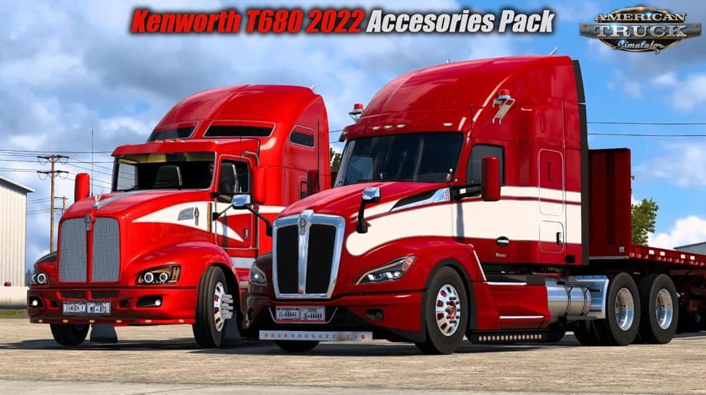 Kenworth T680 2022 Accesories Pack v11.0 (1.59.x)