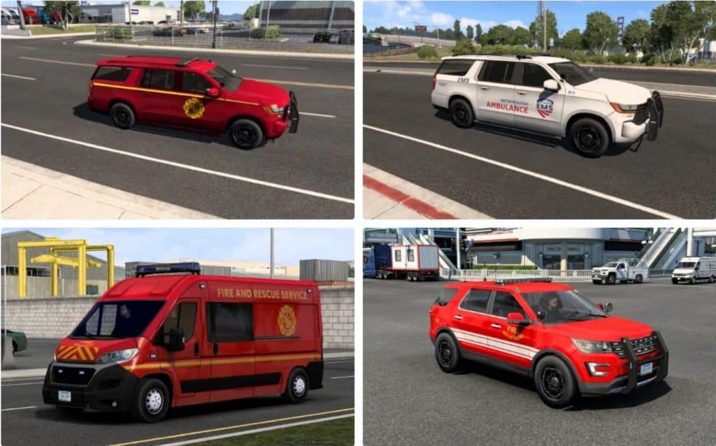 Emergency vehicles pack v1.3.1