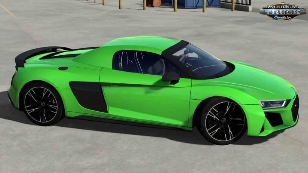 Audi R8 V10 Spyder 2021 + Interior v1.6 (1.60.x)