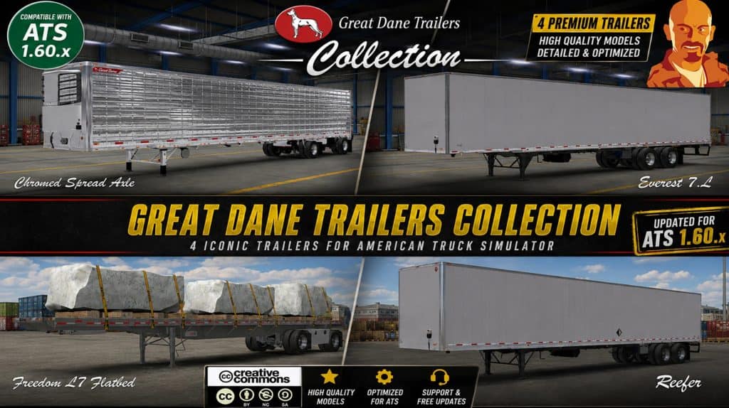 GREAT DANE TRAILERS COLLECTION v4.0 ATS 1.60.x