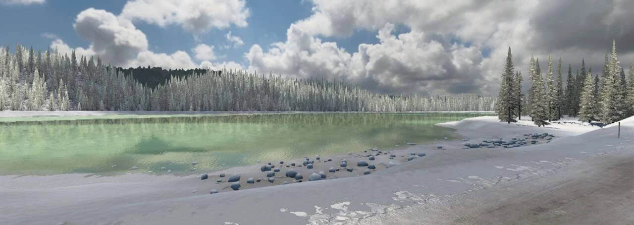 Placa da Dalton Highway no mod de mapa para American Truck Simulator
