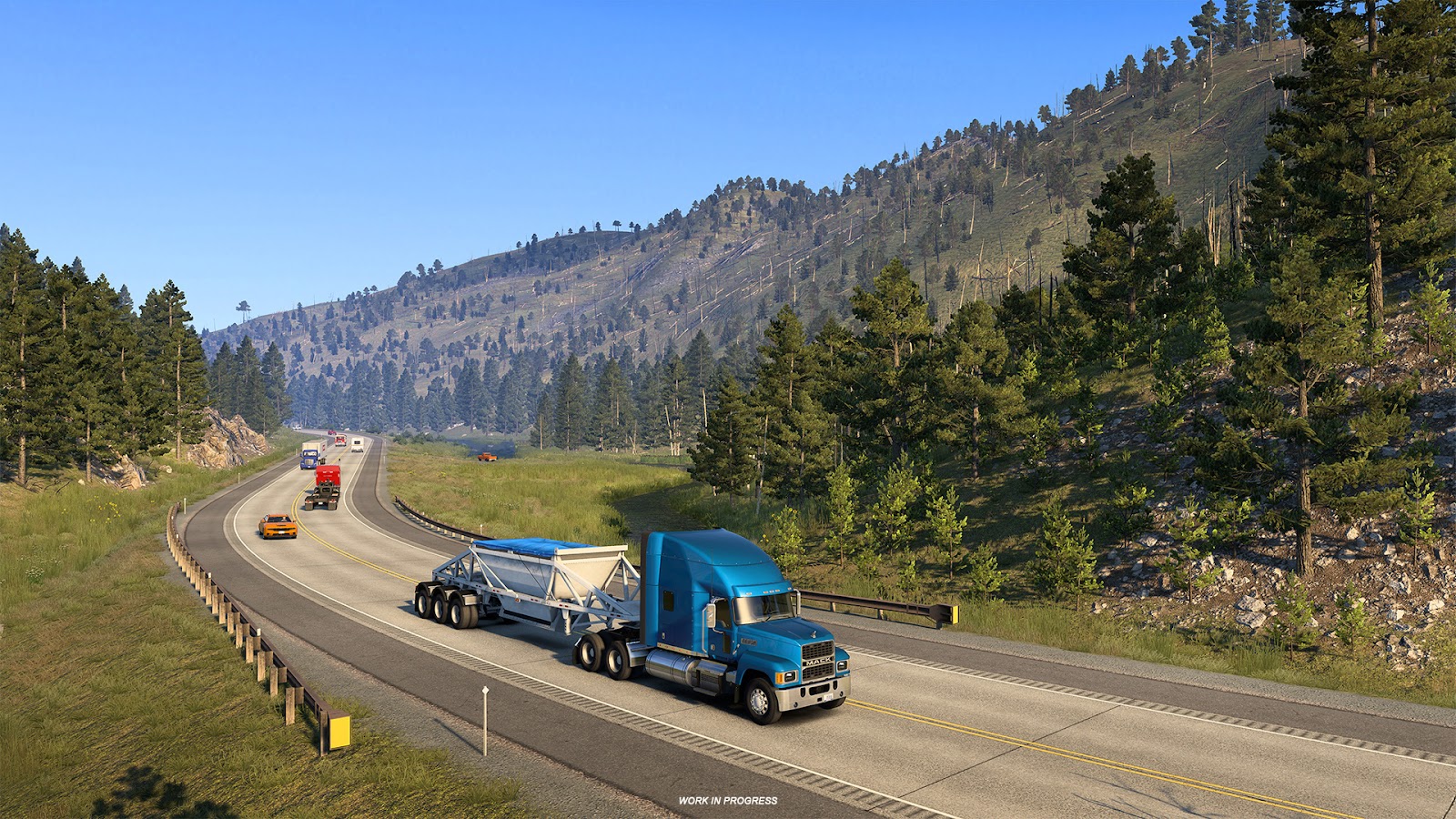 Driving US-385 in ATS