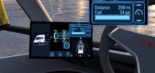 TESLA SEMI TRUCK 2019 v3.0 IMPROVED DEF