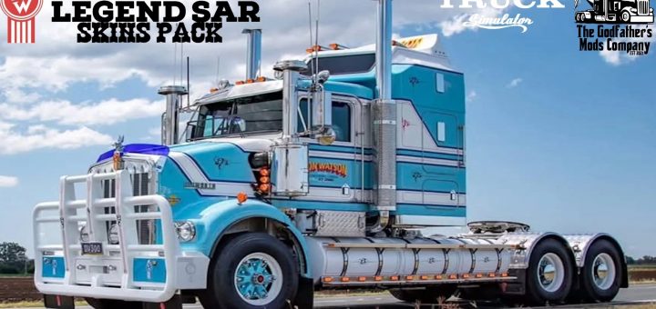 Trailers Shepparton The Godfather's Kenworth K220 Skins Pack v1.0 | American Truck ...