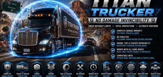 Titan Trucker No Damage Invincibility Mod V2.2