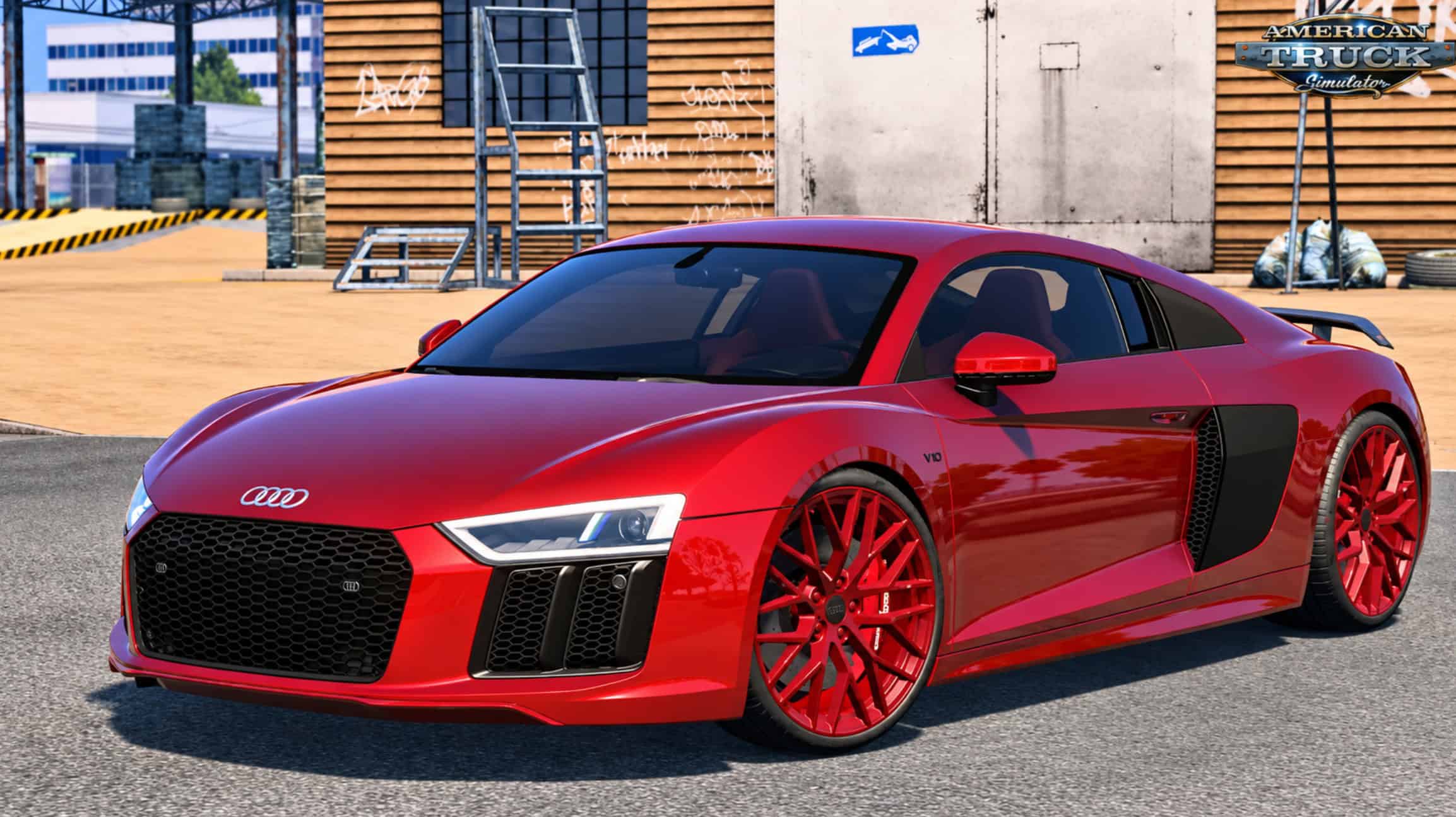 Audi R8 V10 Plus (Type 4S) + Interior v1.0 (compatible with ATS 1.61.x)