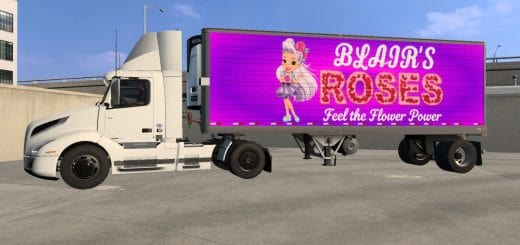 Blair’s Roses & Rox Painting Semi Trailer Skin Pack (Freight Market) 1.2